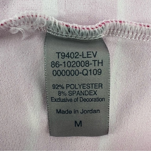 Champion Pink Striped Racerback Dri Fit Tank Top Size Medium Women's - Picture 5 of 5